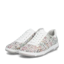 Rieker Kävelykengät*kävelykengät 90 White-Multi / White / Kupfer