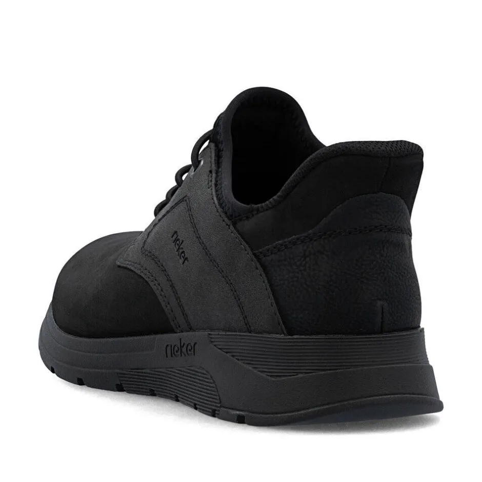 Rieker Kävelykengät*kävelykengät 39659-00 00 Schwarz / schwarz / schwarz / schwarz