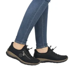 Rieker Kävelykengät*kävelykengät N3267-01 01 Schwarz / Schwarz / Schwarz