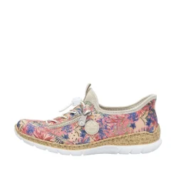 Rieker Kävelykengät*kävelykengät N42V3-90 90 Rosa-Jungle / Ginger