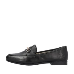Rieker Kävelykengät*loaferit 51764-00 00 Schwarz / Schwarz / Schwarz