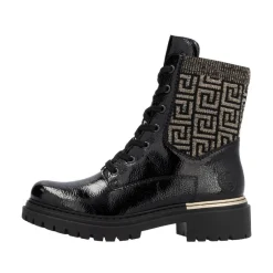 Rieker Nilkkurit*nilkkurit 72607-00 00 Black / Schwarz-Gold
