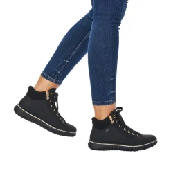 Rieker Saappaat|Nilkkurit*nilkkurit Z4263-00 00 Schwarz / Schwarz