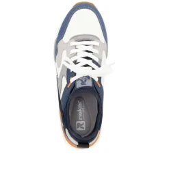 Rieker R-Evolution Tennarit Ja Sneakerit*sneakerit U1403-14 14 Jeans/dirty white/cement/hellgrau