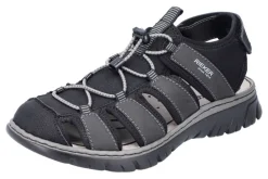 Rieker Sandaalit*sandaalit 26770-00 00 Schwarz / Schwarz / Schwarz