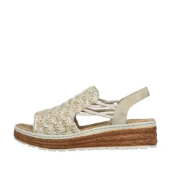Rieker Sandaalit*sandaalit 62741-60 60 Beige-Silber / Cliff