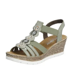 Rieker Sandaalit*sandaalit 619B2-52 52 Pistazie