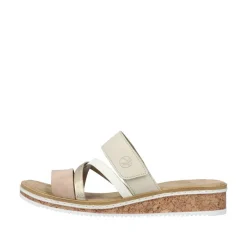 Rieker Sandaalit*sandaalit V3652-94 94 Altrosa / Lightgold, Offwhite / Perle
