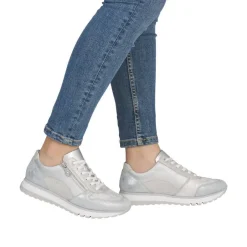 Rieker Tennarit Ja Sneakerit*sneakerit 49003-91 91 Silver / Weiss-Silber / Argento / Fog-Silver / Silver