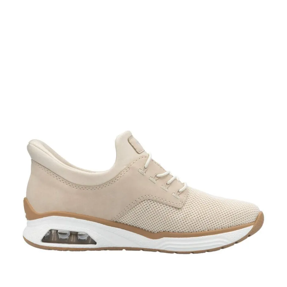 Rieker Tennarit Ja Sneakerit*sneakerit M5665-60 Vanilla-Metallic Perle Perlcreme 60 Vanilla-metallic/perle/perlcreme