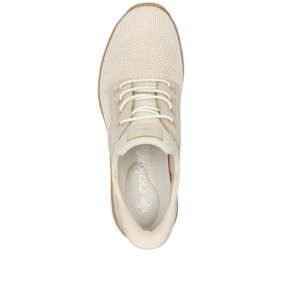 Rieker Tennarit Ja Sneakerit*sneakerit M5665-60 Vanilla-Metallic Perle Perlcreme 60 Vanilla-metallic/perle/perlcreme