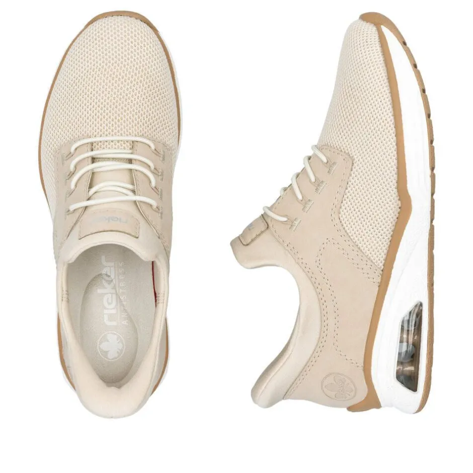 Rieker Tennarit Ja Sneakerit*sneakerit M5665-60 Vanilla-Metallic Perle Perlcreme 60 Vanilla-metallic/perle/perlcreme