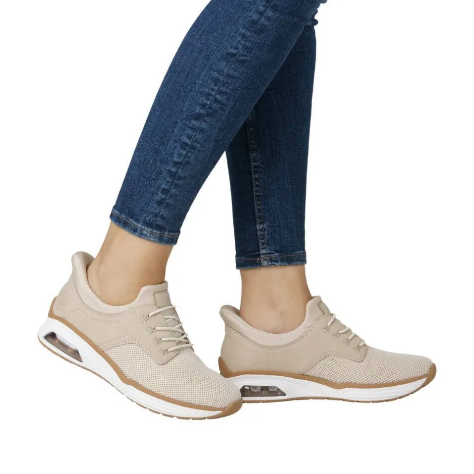 Rieker Tennarit Ja Sneakerit*sneakerit M5665-60 Vanilla-Metallic Perle Perlcreme 60 Vanilla-metallic/perle/perlcreme