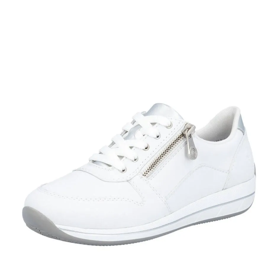 Rieker Tennarit Ja Sneakerit*sneakerit N1100-81 81 Weiss / Weiss / Silver