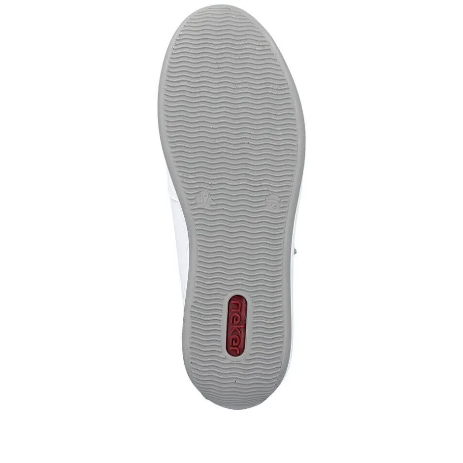 Rieker Tennarit Ja Sneakerit*sneakerit N1100-81 81 Weiss / Weiss / Silver