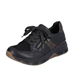 Rieker Tennarit Ja Sneakerit*tennarit 48133-00 00 Schwarz / Schwarz / Antik