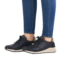 Rieker Tennarit Ja Sneakerit*tennarit M4903-03 03 Nero / Ginger-Gold / Schwarz