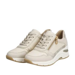 Rieker Tennarit Ja Sneakerit|Kävelykengät*tennarit N9301-60 60 Perle / Pebble / Muschel