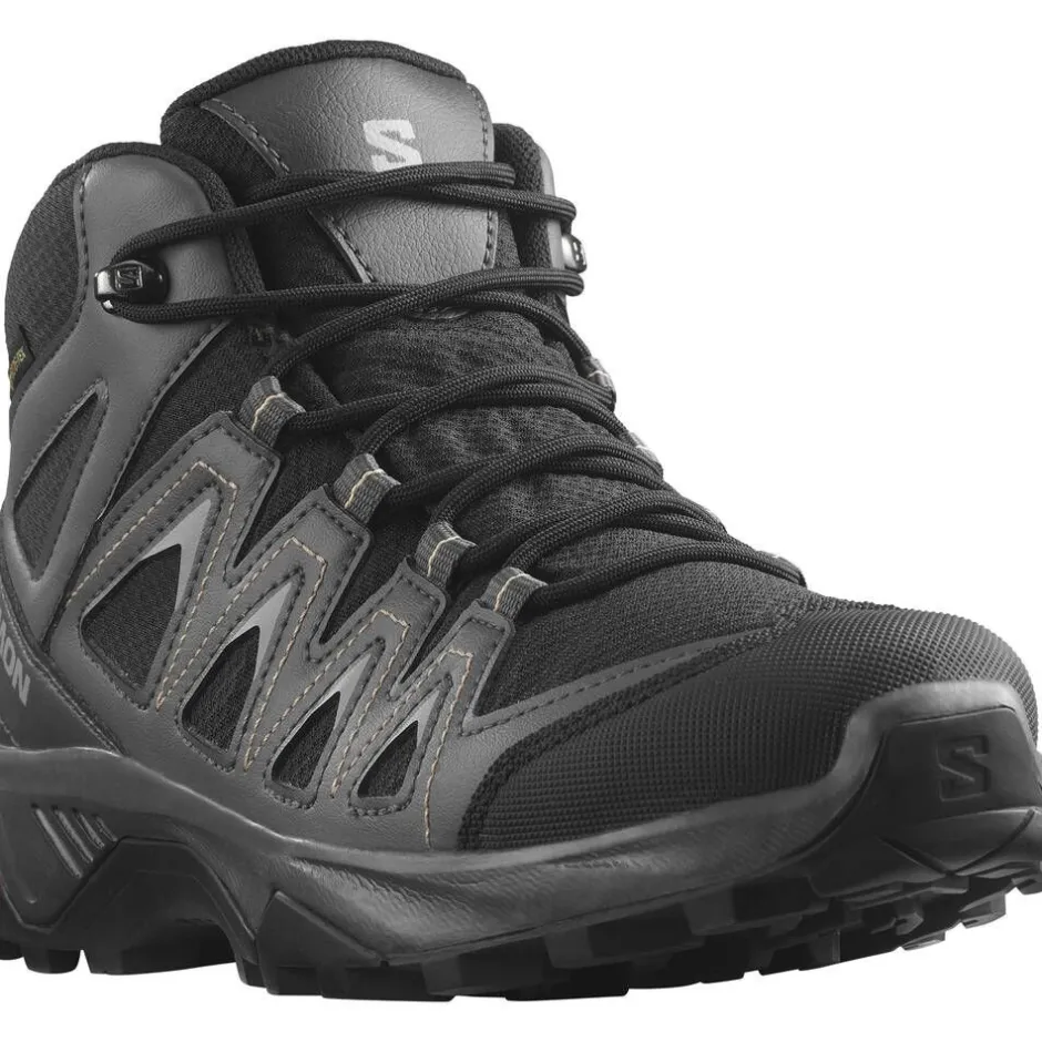 Salomon Vaellus- Ja Metsästyskengät|Retkeilykengät*vaelluskenkä X Braze Mid GTX W Black/Magnet/Hazelnut