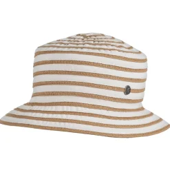 Salon Hatut Ja Pipot*hattu Cannes Ribbon Striped BEIGE