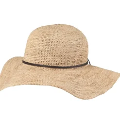 Salon Hatut Ja Pipot*hattu Straw Raffia Crochet Vaalea ruskea