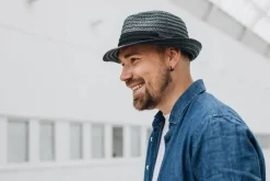 Salon lakkitehdas Hatut, Huivit Ja Käsineet*olkihattu Straw Hat Trilby 2401 Black / musta