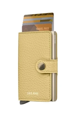 Secrid Lompakot*lompakko Miniwallet Pebble Butter yellow