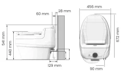 Separett Pihatarvikkeet*kuivakäymälä Villa 9010 12/230V