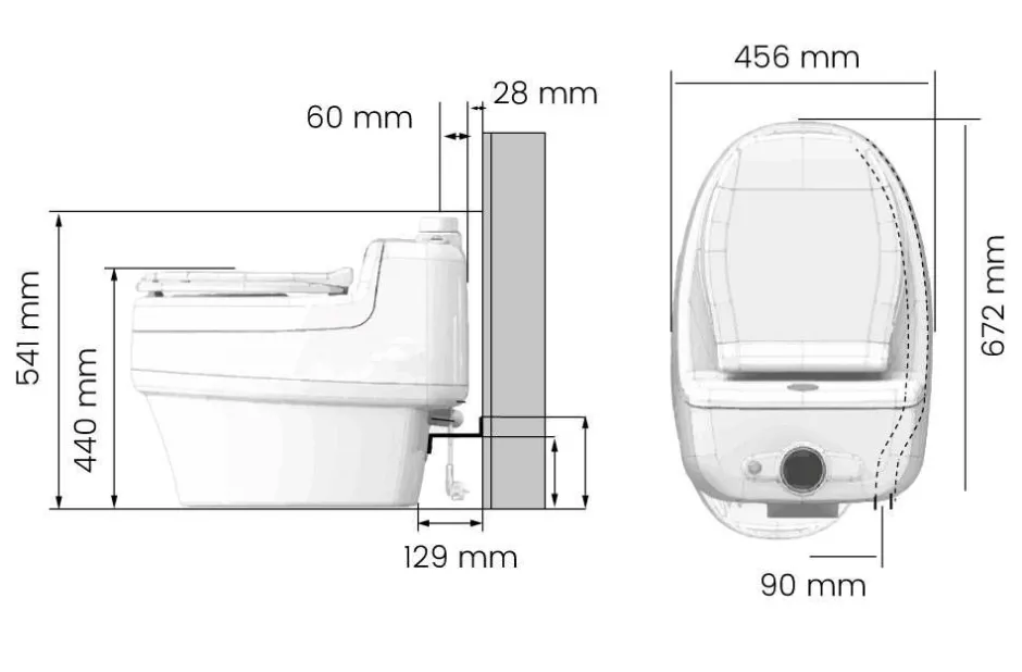 Separett Pihatarvikkeet*kuivakäymälä Villa 9010 12/230V
