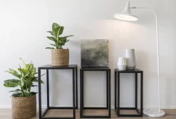 Sessak Sisustusvalaisimet*designlattiavalaisin Lakki valkoinen / marmori