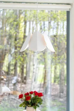 Sessak Sisustusvalaisimet*Lehmus design-riippuvalaisin mattavalkoinen