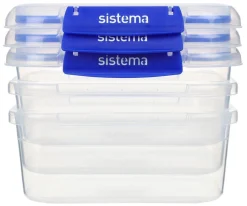 Sistema Ruoansäilytys Ja Järjestys*Klip It + rasiasetti 3 kpl 1 L