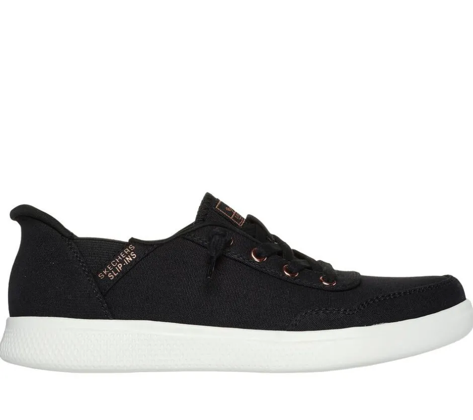 Skechers Kangaskengät*kangaskengät Womens Bobs Skipper Slip-Ins BLK BLK Black