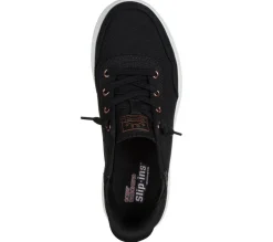 Skechers Kangaskengät*kangaskengät Womens Bobs Skipper Slip-Ins BLK BLK Black