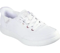 Skechers Kangaskengät*kangaskengät Womens Bobs Skipper Slip-Ins WHT WHT White