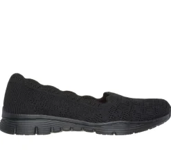 Skechers Kävelykengät*kävelyballerinat 158867 Womens Arch Fit Seager BBK BBK Black