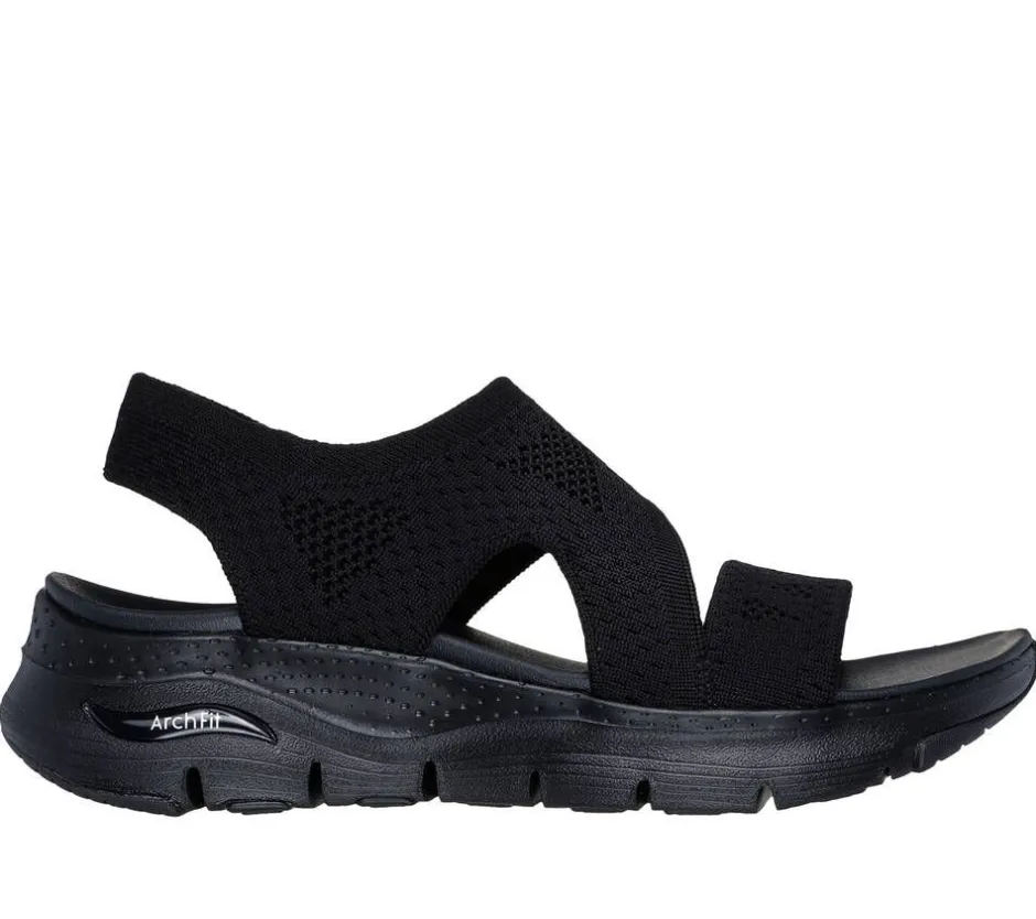 Skechers Sandaalit*sandaalit Womens Arch Fit BBK BBK Black