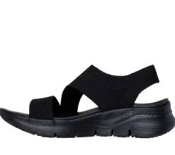 Skechers Sandaalit*sandaalit Womens Arch Fit BBK BBK Black