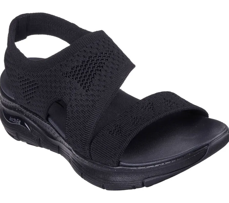 Skechers Sandaalit*sandaalit Womens Arch Fit BBK BBK Black