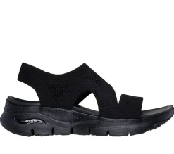 Skechers Sandaalit*sandaalit Womens Arch Fit BBK BBK Black