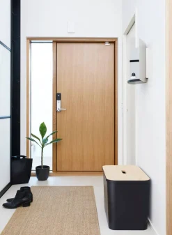 Smartstore Paperikorit Ja Roska-Astiat*Collect lajitteluastia vanerikannella 76 L musta