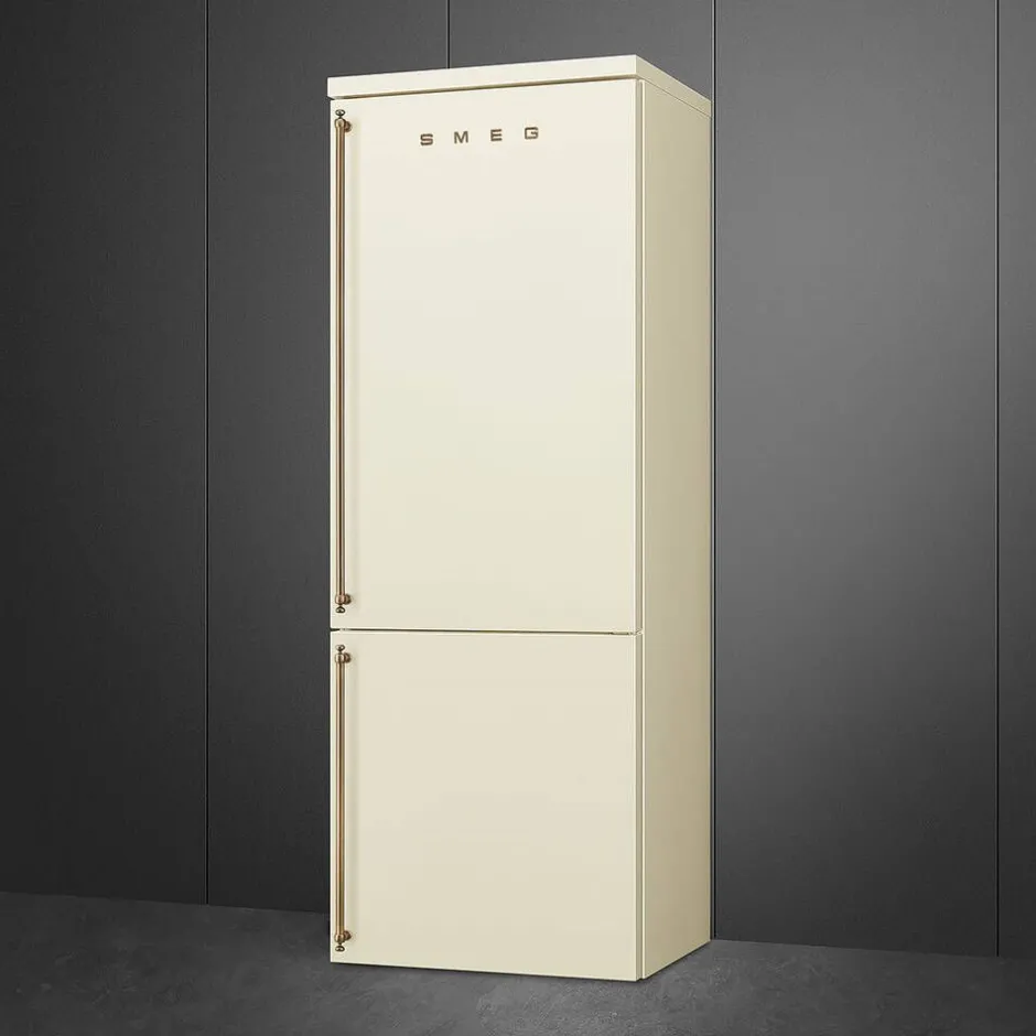 Smeg Jääkaapit Ja Pakastimet*Coloniale jääkaappi-pakastin 70 cm FA8005RPO5 kerma, oikea