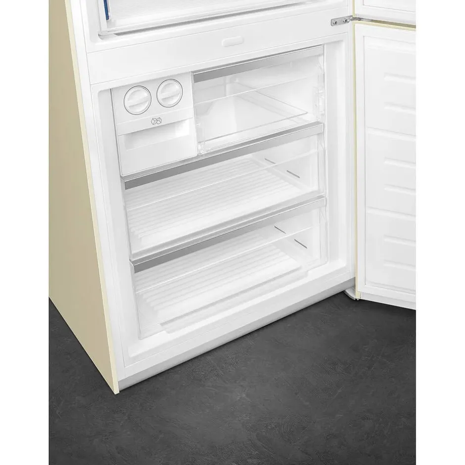 Smeg Jääkaapit Ja Pakastimet*Coloniale jääkaappi-pakastin 70 cm FA8005RPO5 kerma, oikea