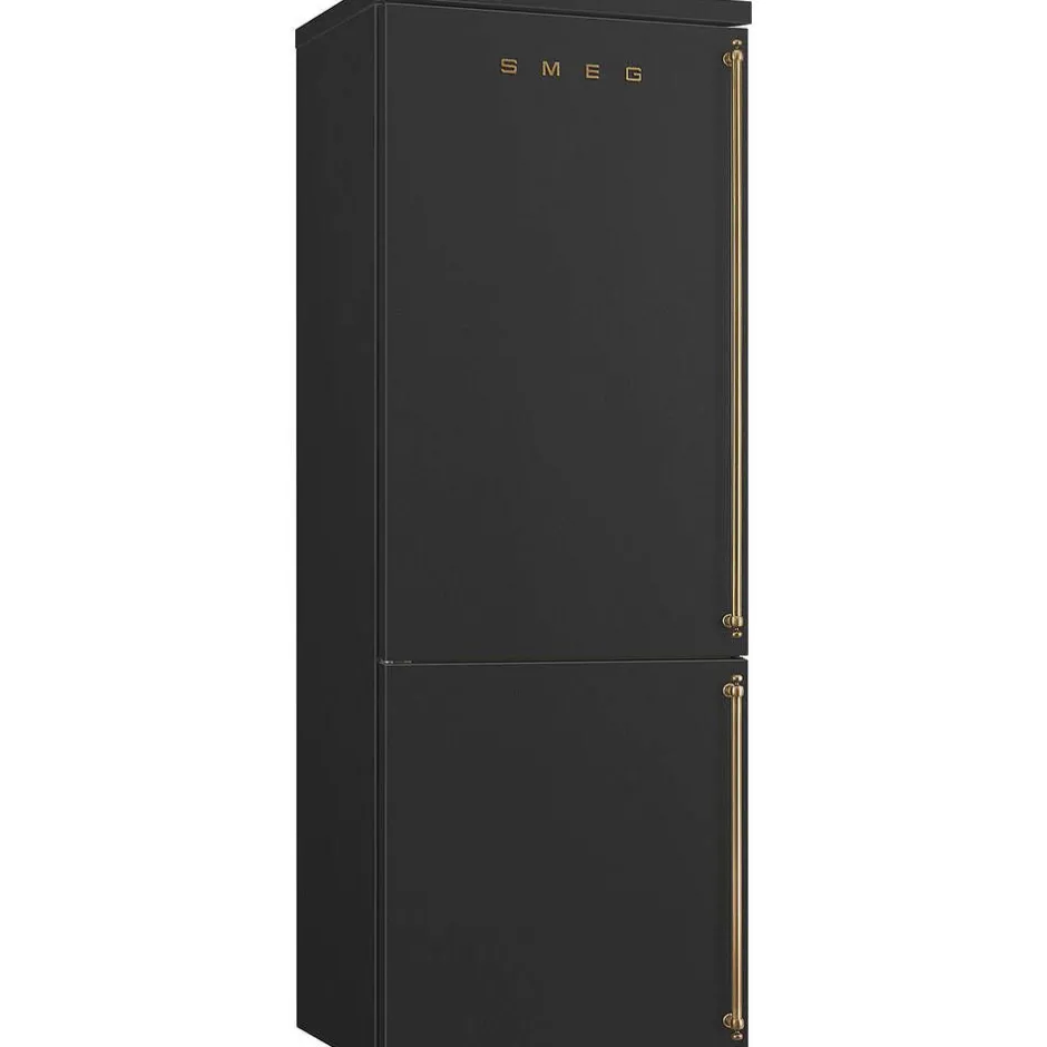 Smeg Jääkaapit Ja Pakastimet*Coloniale jääkaappipakastin 70 cm FA8005RPO5 antrasiitti vas