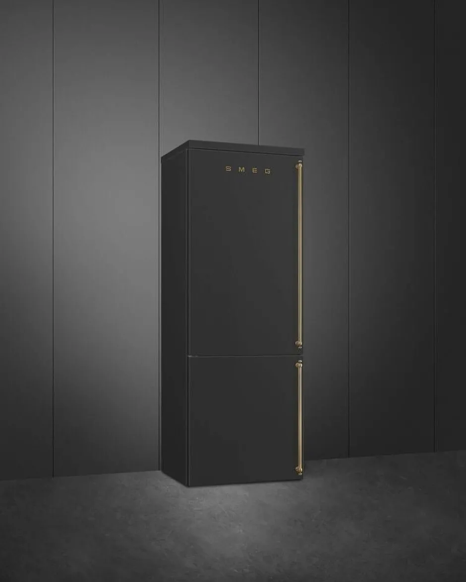 Smeg Jääkaapit Ja Pakastimet*Coloniale jääkaappipakastin 70 cm FA8005RPO5 antrasiitti vas