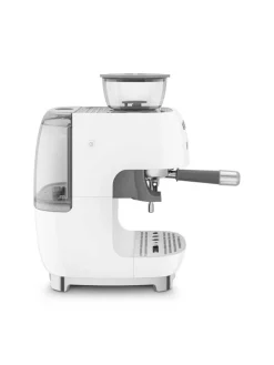 Smeg Kahvi Ja Kuumat Juomat*espressokeitin myllyllä EGF03WHEU valkoinen
