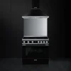 Smeg Uunit Ja Liedet*induktioliesi monitoimiuunilla CPF9IPBL Portofino musta