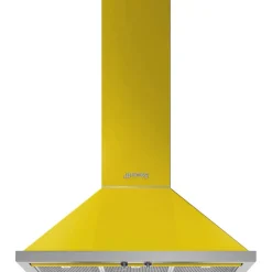 Smeg Liesituulettimet*liesituuletin KPF9YW Portofino 90 cm keltainen seinämalli