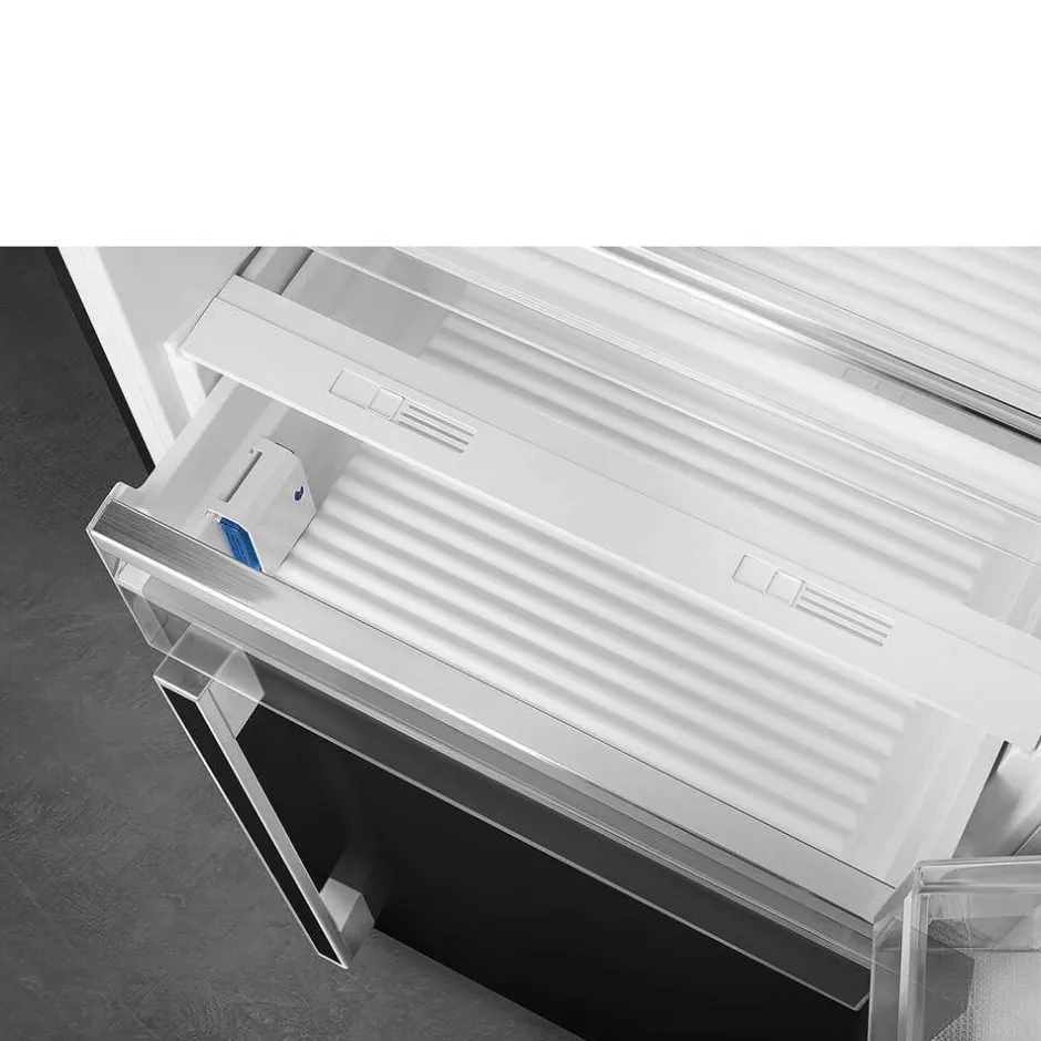 Smeg Jääkaapit Ja Pakastimet*Portofino jääkaappipakastin FA490RBL5 musta oikea