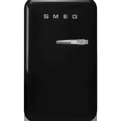 Smeg Jääkaapit Ja Pakastimet*retrojääkaappi FAB5LBL5 73 cm, musta, vasen